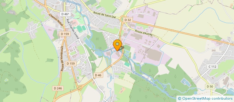 localisation de l'entreprise EMC  SAINT-GORGON