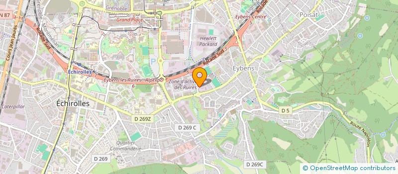 localisation de l'entreprise EMC AUTOMOBILES  EYBENS