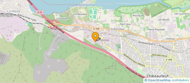 localisation de l'entreprise EMC BAT à CHATEAUNEUF-LES-MARTIGUES