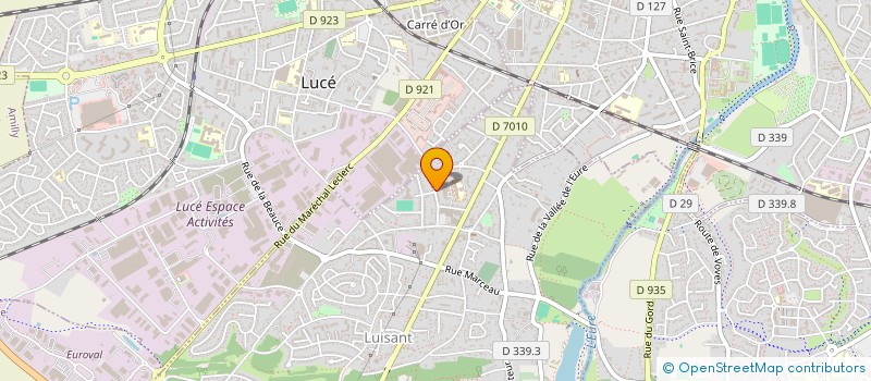 localisation de l'entreprise EMC CONSEIL ET FORMATION à LUISANT