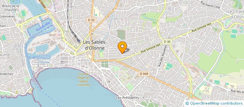 localisation de l'entreprise EMC DEVELOPPEMENT à LES SABLES D'OLONNE