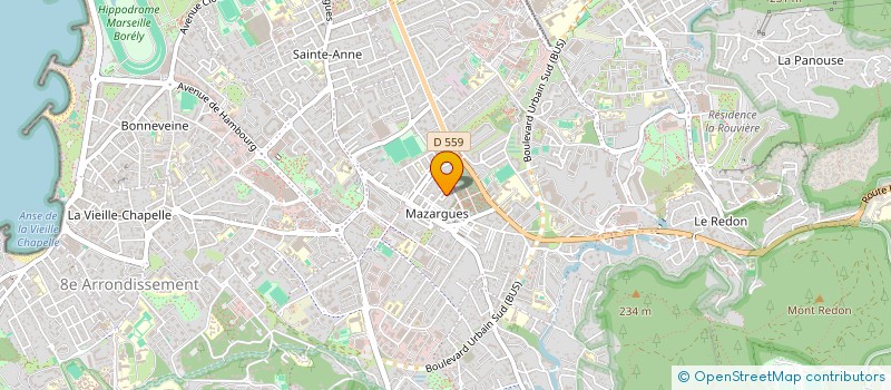 localisation de l'entreprise EMC - EXPORTATION DE MATERIELS ET CONSTRUCTION à MARSEILLE