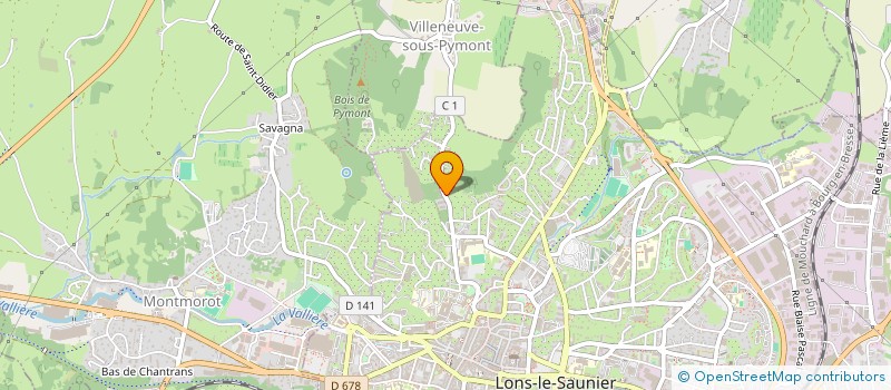 localisation de l'entreprise EMC FEVELAT  LONS-LE-SAUNIER