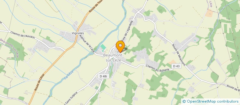 localisation de l'entreprise EMC GAI  BEAUMONT-SUR-LEZE