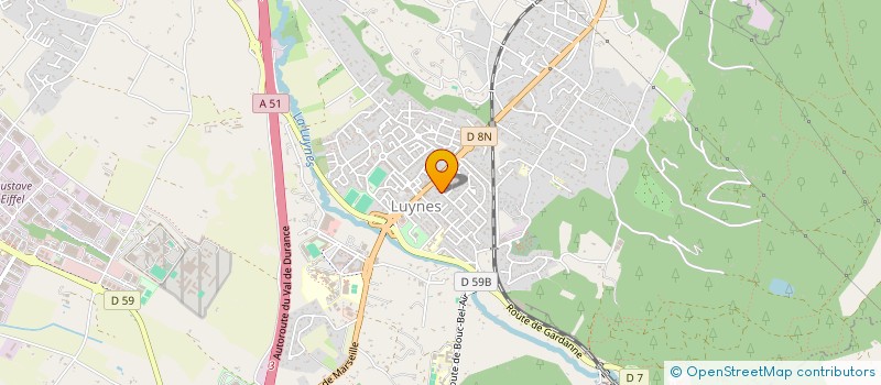 localisation de l'entreprise EMC GEST à AIX-EN-PROVENCE