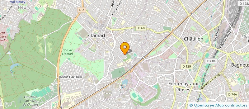localisation de l'entreprise EMC INVESTISSEMENTS à CLAMART