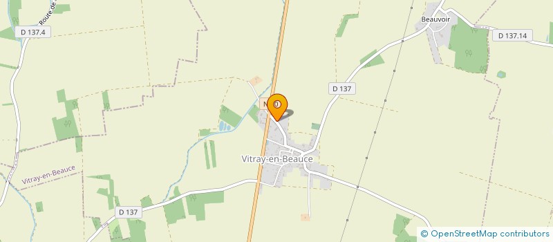 localisation de l'entreprise EMC-SAS U à VITRAY-EN-BEAUCE