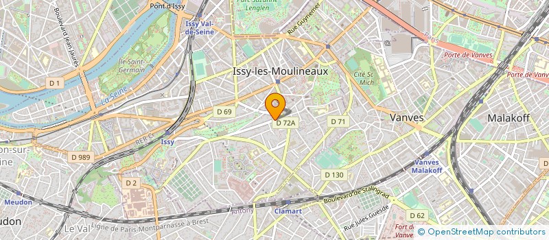 localisation de l'entreprise EMC SERVICES à ISSY-LES-MOULINEAUX