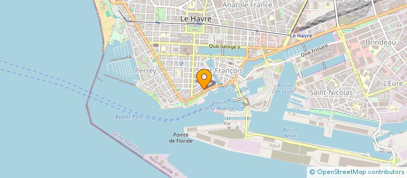 localisation de l'entreprise EMC SERVICES à LE HAVRE