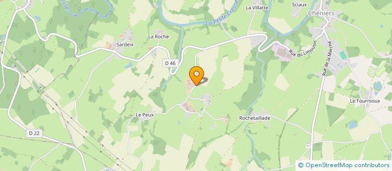 localisation de l'entreprise EMC TAXI à CHENIERS