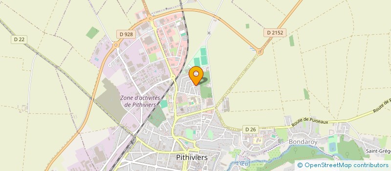 localisation de l'entreprise EMC TRANSPORT à PITHIVIERS