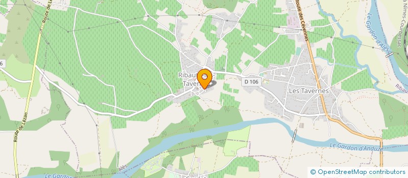 localisation de l'entreprise EMC10000 à RIBAUTE-LES-TAVERNES