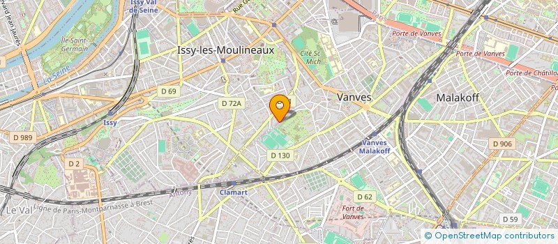 localisation de l'entreprise EMC2 - EXCELLENCE MATHEMATIQUE COMPATIBLE AVEC LE CHABBAT à ISSY-LES-MOULINEAUX