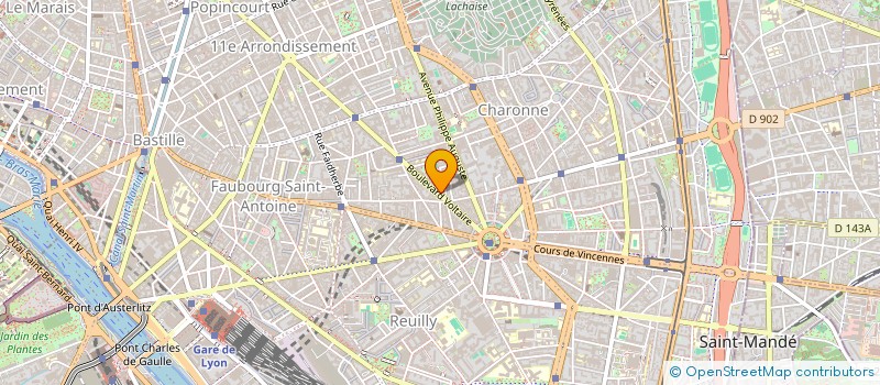 localisation de l'entreprise EMCA  PARIS