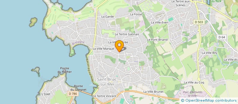 localisation de l'entreprise EMCA  SAINT-BRIAC-SUR-MER