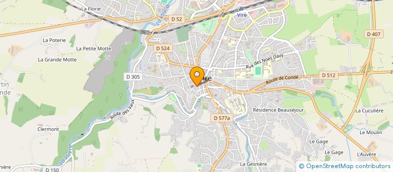 localisation de l'entreprise EMCA & CO à VIRE-NORMANDIE
