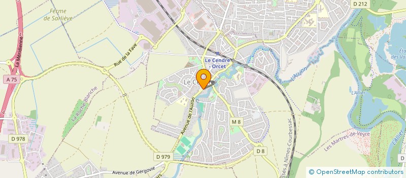 localisation de l'entreprise EMCADA  LE CENDRE