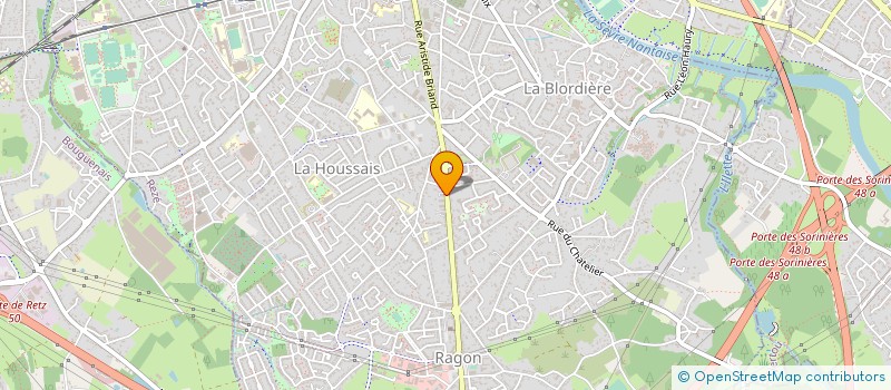 localisation de l'entreprise EMCAZA à REZE