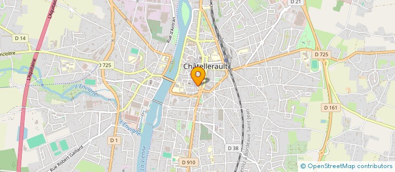 localisation de l'entreprise EMCCF à CHATELLERAULT