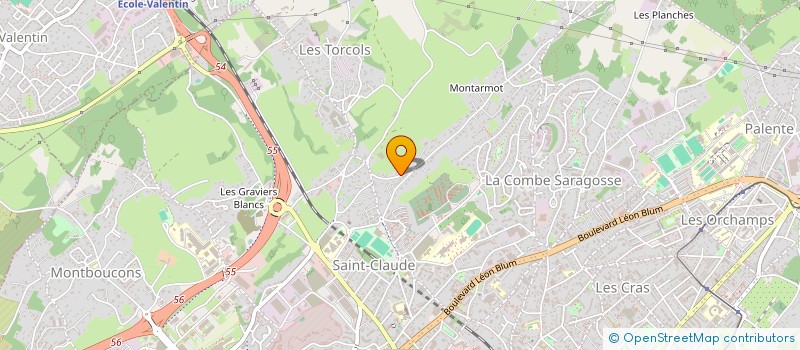localisation de l'entreprise EMCDN  BESANCON