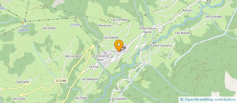 localisation de l'entreprise EMCE  HAUTELUCE