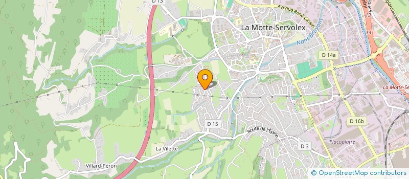 localisation de l'entreprise EMCE à LA MOTTE-SERVOLEX