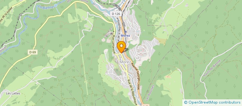localisation de l'entreprise EMCE PAPETERIE à HAUTS DE BIENNE