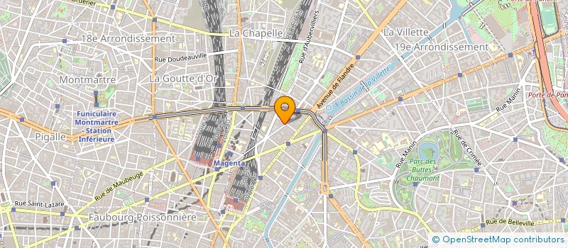 localisation de l'entreprise EMCE PEINTURES à PARIS