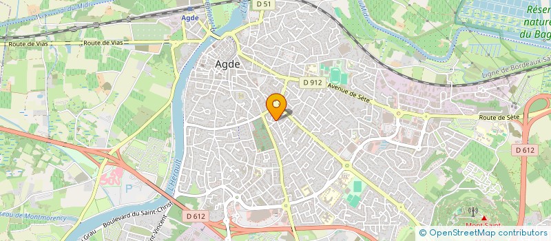 localisation de l'entreprise EMCHEF  AGDE