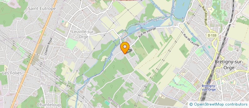 localisation de l'entreprise EMCI à BRETIGNY-SUR-ORGE