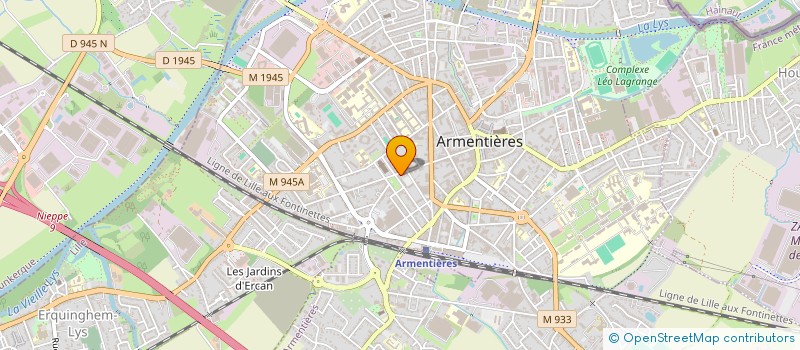 localisation de l'entreprise EMCM RESTAURATION  ARMENTIERES