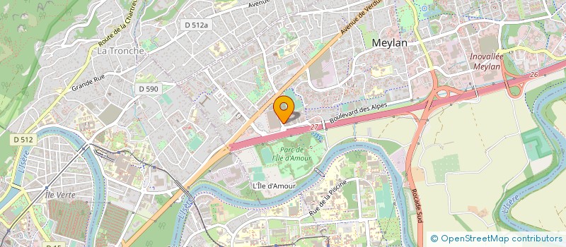 localisation de l'entreprise EMCO  MEYLAN