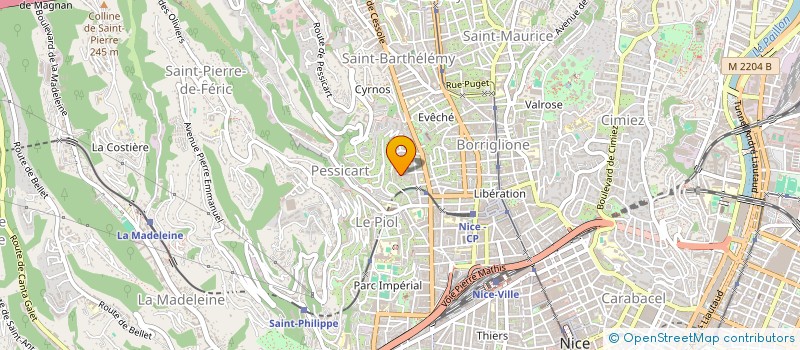 localisation de l'entreprise EMCO à NICE