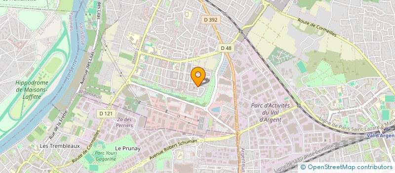 localisation de l'entreprise EMCOURSESFRANCE à CORMEILLES-EN-PARISIS