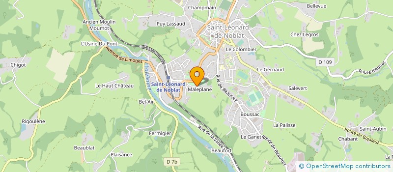localisation de l'entreprise EMCP à PANAZOL