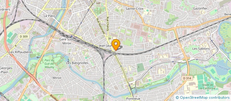 localisation de l'entreprise EMCP à LE MANS