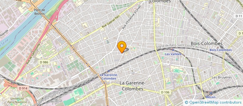 localisation de l'entreprise EMCP à COLOMBES