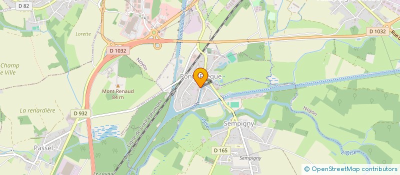 localisation de l'entreprise EMCP IMMO  PONT-L'EVEQUE