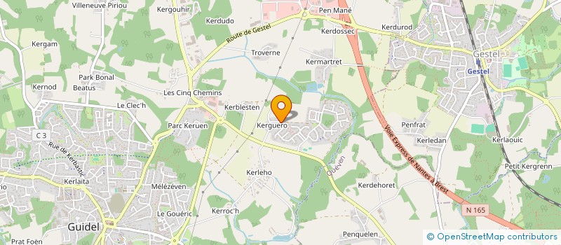 localisation de l'entreprise EMCP IMMO  GUIDEL