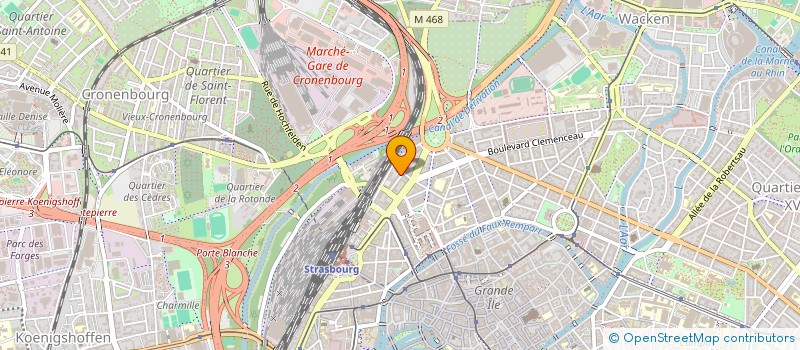 localisation de l'entreprise EMCP PATRIMOINE  STRASBOURG