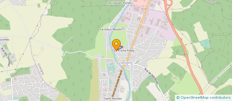 localisation de l'entreprise EMCS-ENTRETIEN MONTAGE CHAUFFAGE SANITAIRE à GRAVIGNY