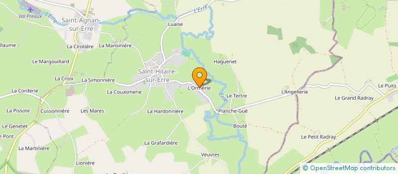 localisation de l'entreprise EMCV à SAINT-HILAIRE-SUR-ERRE