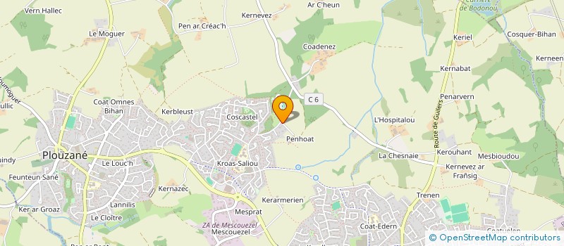 localisation de l'entreprise EMCY  PLOUZANE