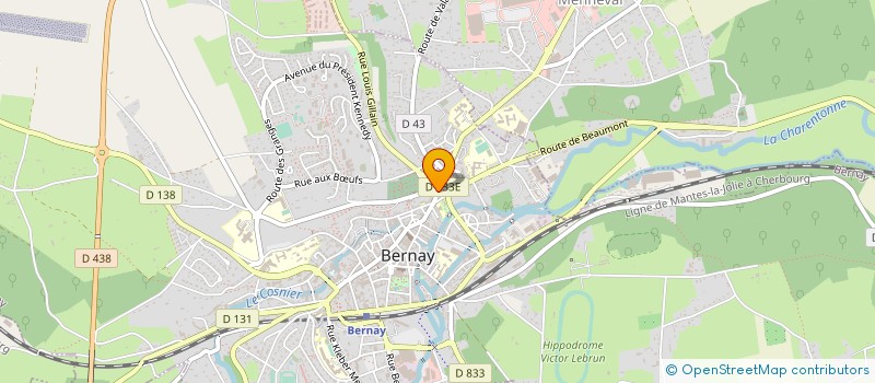 localisation de l'entreprise EMCYJECADA à BERNAY