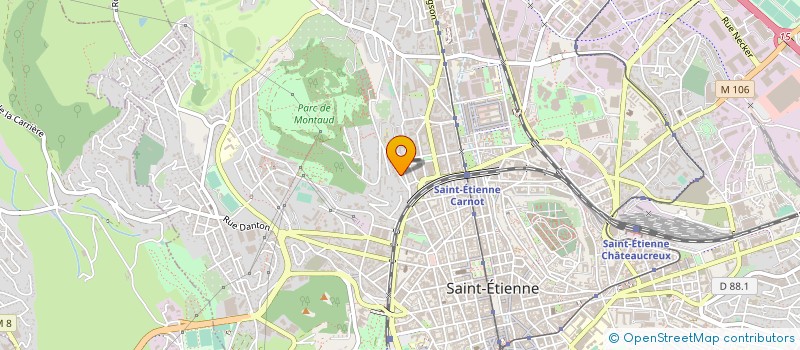 localisation de l'entreprise EMD  SAINT-ETIENNE