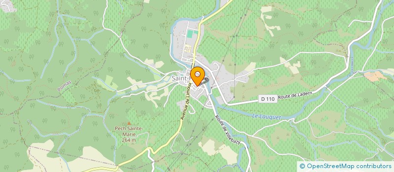 localisation de l'entreprise EMD  SAINT-HILAIRE