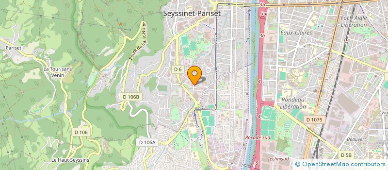 localisation de l'entreprise EMD à SEYSSINET-PARISET