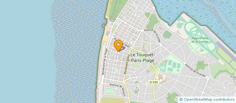 localisation de l'entreprise EMD  LE TOUQUET-PARIS-PLAGE