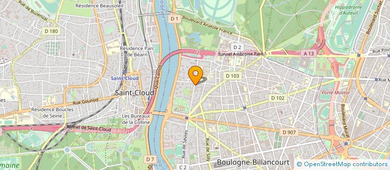 localisation de l'entreprise EMD CAPITAL à BOULOGNE-BILLANCOURT