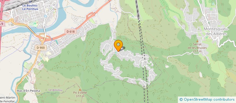 localisation de l'entreprise EMD-CARB  LE BOULOU